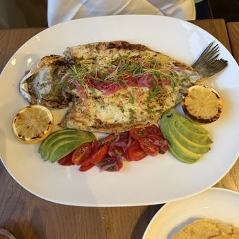 Dos Amantes - Grilled Branzino - Seafood Near Me - Los Angeles, California Dos Amantes - Grilled Branzino - Seafood Near Me - Los Angeles, California
