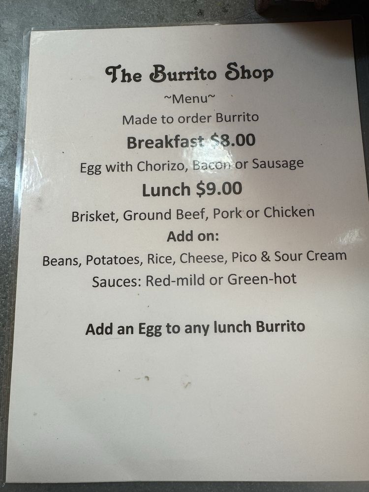 The Burrito Shop Logo