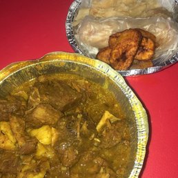 Curry Goat Roti Sweet plantain Curry Goat Roti Sweet plantain