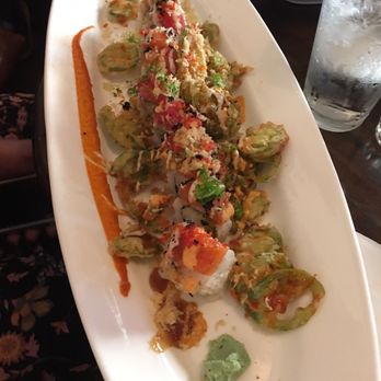 Raw Sushi Bistro - Dante's Inferno Roll- Not too spicy. A party in your mouth! - Sushi Bars Near Me - Modesto, California Raw Sushi Bistro - Dante's Inferno Roll- Not too spicy. A party in your mouth! - Sushi Bars Near Me - Modesto, California