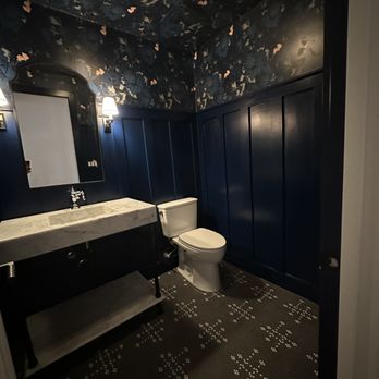 The Mulberry Project - powder room - Wallpapering Near Me