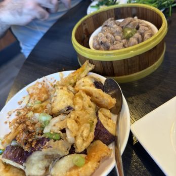 BK's Bistro - Salt and pepper eggplant and pumpkin, pork spare ribs - Dim Sum Near Me - Fremont, California BK's Bistro - Salt and pepper eggplant and pumpkin, pork spare ribs - Dim Sum Near Me - Fremont, California