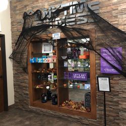 Anytime Fitness - Halloween decorations in front