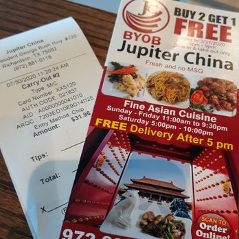 Jupiter China - Menu and damage :) - Chinese Near Me - Richardson, Texas Jupiter China - Menu and damage :) - Chinese Near Me - Richardson, Texas