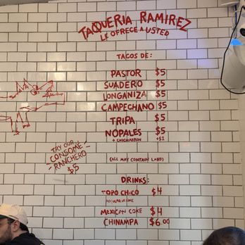 Taqueria Ramirez - Menu Sept 2024 - Mexican Near Me - Brooklyn, New York Taqueria Ramirez - Menu Sept 2024 - Mexican Near Me - Brooklyn, New York