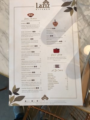 Menu photo 7 Laziz Kitchen Salt Lake City, UT