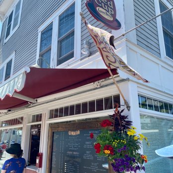 Red Cup Coffeehouse - I only bought a cappuccino but there were many items available on the menu at Red Cup - Coffee & Tea Near Me - Boothbay Harbor, Maine