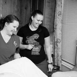 Utah Doula Services - Enjoying the rest between birthing waves at The Birth Center.