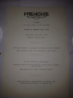 Menu photo 8 Frenchie Paris, 75