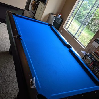 Generation Billiards - The Euro Blue felt looks amazing :) - Pool & Billiards Near Me - Perris, California