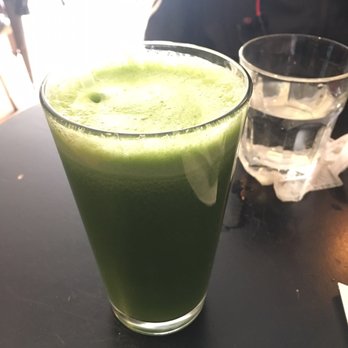 VSPOT - Cucumber, lemon, spinach, kale & ginger fresh juice - Vegan Near Me - Brooklyn, New York VSPOT - Cucumber, lemon, spinach, kale & ginger fresh juice - Vegan Near Me - Brooklyn, New York