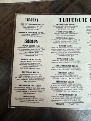 Menu photo 4 The Filling Station Microbrewery Traverse City, MI