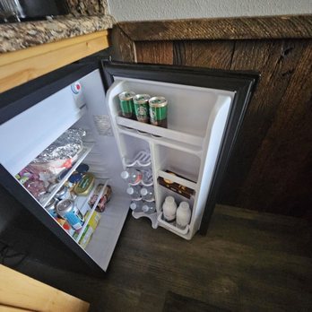 Explorer Cabins at Yellowstone - Insideini Fridge - Hotels Near Me - West Yellowstone, Montana