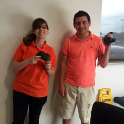CPR Cell Phone Repair Shawnee - Tech Kara with a super happy customer after she repaired his xbox one!