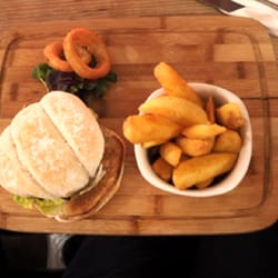 Pelton Arms - Venison burger.
