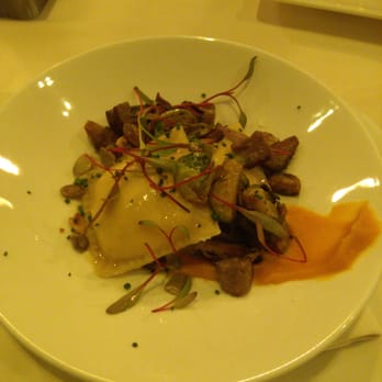 Valley Restaurant - Housemade ravioli. Butternut squash. Foie gras. Brussels sprouts. - American Near Me - Garrison, New York