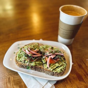 Sip Stir Coffee House - Wonderful avocado toast - Coffee & Tea Near Me - Highland Village, Texas