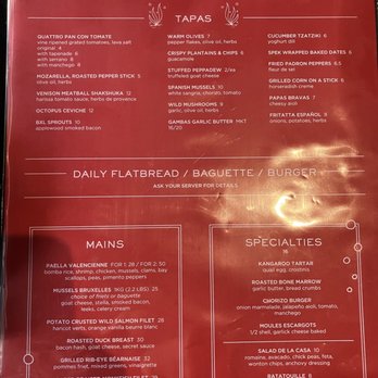 OctoBar - Menu (food) - Tapas/Small Plates Near Me - Baltimore, Maryland