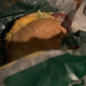 Carl's Jr - a cheeseburger wrapped in paper - Fast Food Near Me - Las Vegas, Nevada