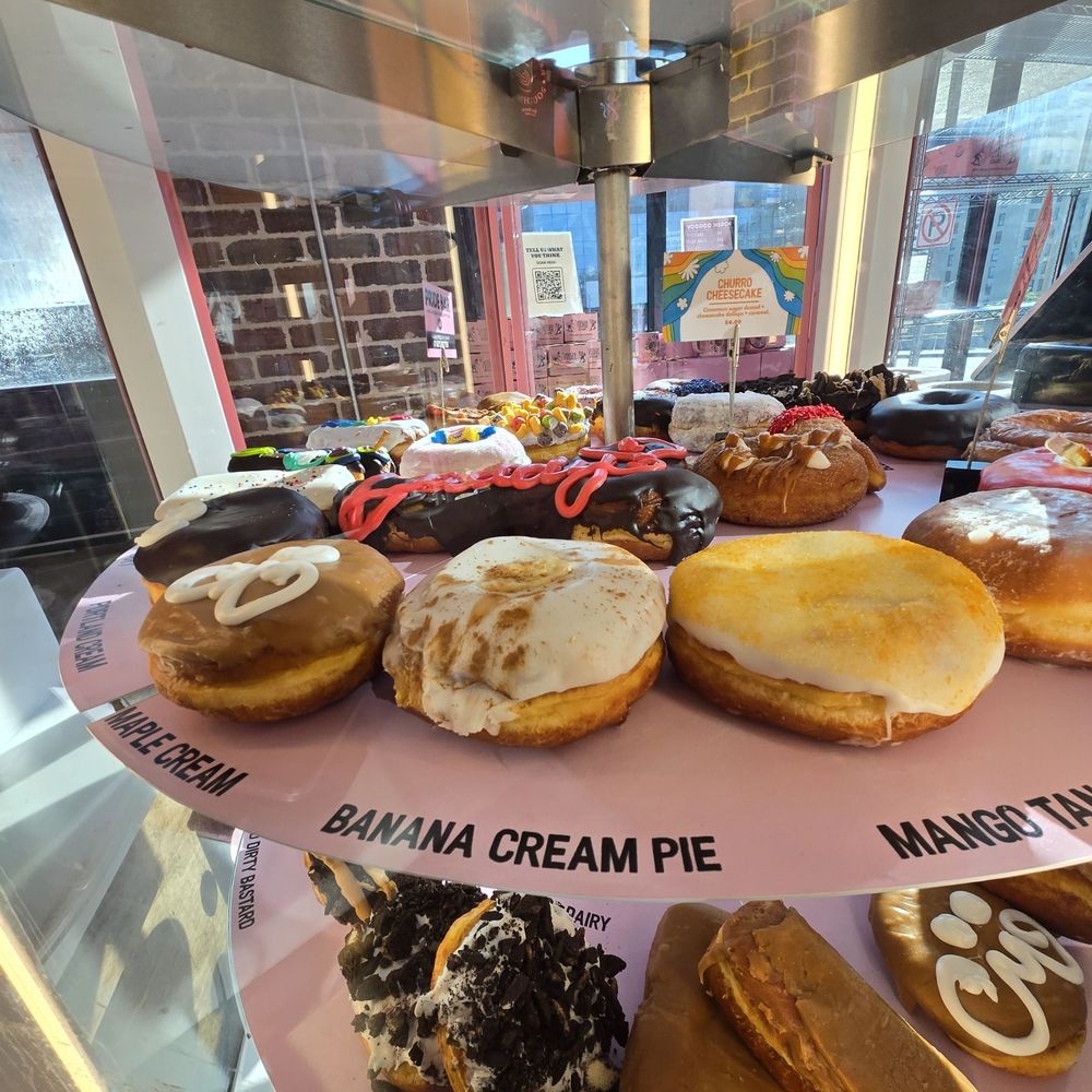 Voodoo Doughnut - Donut display - Donuts Near Me - Seattle, Washington Voodoo Doughnut - Donut display - Donuts Near Me - Seattle, Washington