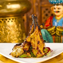 Costillas de Nueva Zelanda - asadas en el tandoor