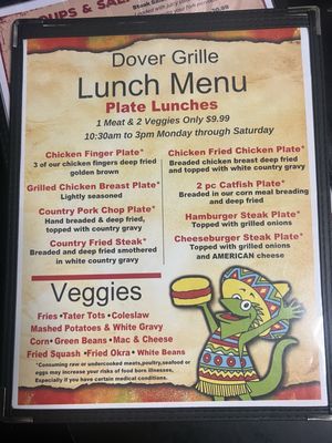 Menu photo 2 Dover Grille Dover, TN