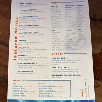 Fuel Charleston - Menu - Caribbean Near Me - Charleston, South Carolina