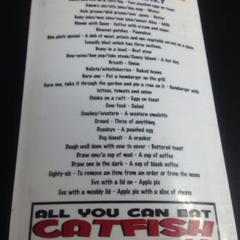 Boom-a-rang Diner - Menu Extras - Diners Near Me - Chandler, Oklahoma