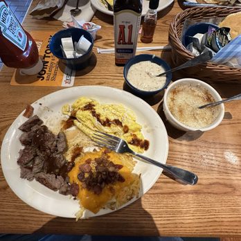 Cracker Barrel Old Country Store - The Cracker Barrel's Country Boy Breakfast - Southern Near Me - Foley, Alabama