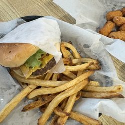 Lulu's Burgers - Bacon cheese burger!