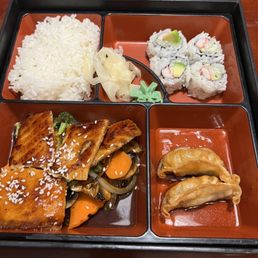 3. Salmon Teriyaki Bento Box 3. Salmon Teriyaki Bento Box