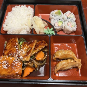 Jay's Asian Fusion Restaurant - 3. Salmon Teriyaki Bento Box - Asian Fusion Near Me - Longs, South Carolina Jay's Asian Fusion Restaurant - 3. Salmon Teriyaki Bento Box - Asian Fusion Near Me - Longs, South Carolina