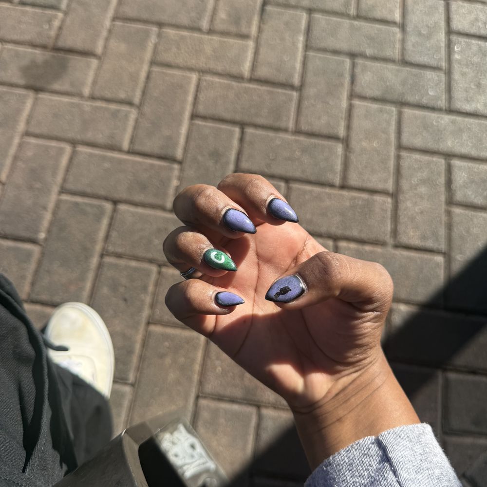 Shiny Nails - As you can see it's peeling - Nail Salons Near Me - Phoenix, Arizona Shiny Nails - As you can see it's peeling - Nail Salons Near Me - Phoenix, Arizona