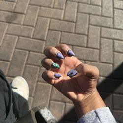 Shiny Nails - As you can see it's peeling