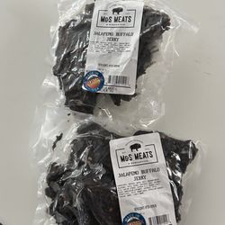 M&S Meats - Finished the honey jalapeño beef jerky(awesome) now a pound of jalapeño buffalo jerky( worlds best)