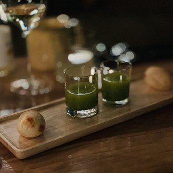 Anomaly SF - Smoked Pao de Quiejo with Refreshing Beverage (3rd Dish, 1st Course) - New American Near Me - San Francisco, California Anomaly SF - Smoked Pao de Quiejo with Refreshing Beverage (3rd Dish, 1st Course) - New American Near Me - San Francisco, California
