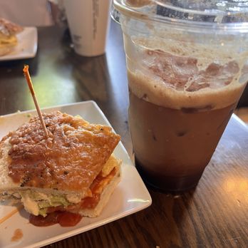 Strange Brew Cafe - California Sandwich and Brown Sugar Shaken Espresso - Cafes Near Me - Binghamton, New York