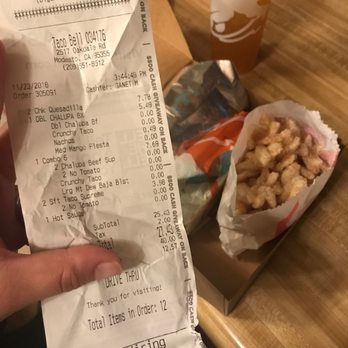 Taco Bell - Asked for a subst. Cinnamon twists For nachos and I still got the cinnamon twist - Fast Food Near Me - Modesto, California Taco Bell - Asked for a subst. Cinnamon twists For nachos and I still got the cinnamon twist - Fast Food Near Me - Modesto, California