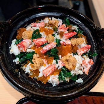 Yamada - Donabe - Alaskan king crab, ikura, ramps, rice - Japanese Near Me - New York, New York