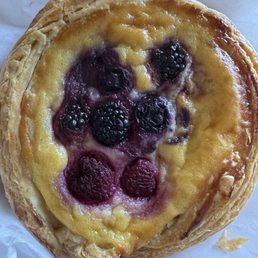 Mixed berry danish