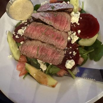 Waterworks Restaurant - Steak salad - Pubs Near Me - Rockland, Maine
