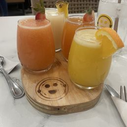 Flight of mimosas