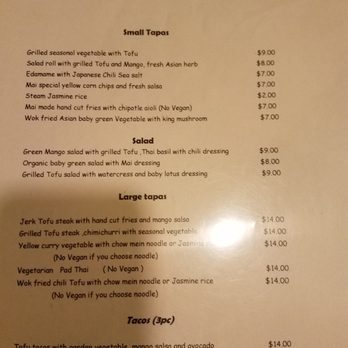 Mai Bistro - Menu - Asian Fusion Near Me - Toronto, Ontario Mai Bistro - Menu - Asian Fusion Near Me - Toronto, Ontario