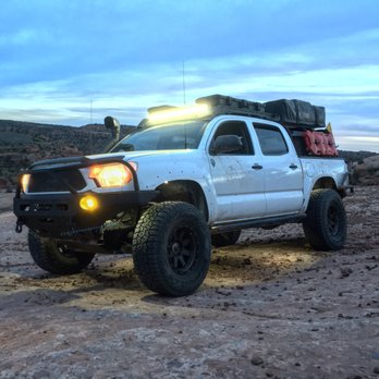 Audiomobile - Out in Moab, Utah with roof light, fog light, rock lights on - Car Stereo Installation Near Me - Hayward, California Audiomobile - Out in Moab, Utah with roof light, fog light, rock lights on - Car Stereo Installation Near Me - Hayward, California