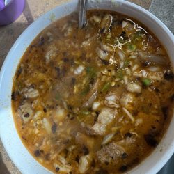 Rojas Tacos - Large menudo.