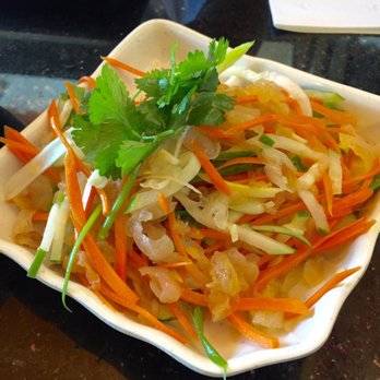 Oriental Bistro - Jelly fish cold dish app. (9/03/2016) - Asian Fusion Near Me - Lawrence, Kansas