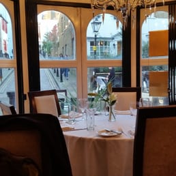 View out the window from my table.