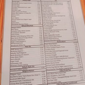 The String Bean - Drink menu - Beer, Wine & Spirits Near Me - Belmont, North Carolina The String Bean - Drink menu - Beer, Wine & Spirits Near Me - Belmont, North Carolina