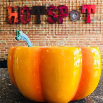 Hotspot - a yellow bell pepper with a green stem sticking out of it - Coffee & Tea Near Me - Holton, Kansas
