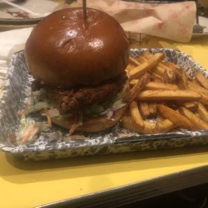 Photo of Off The Hook Poke & Grill - Rancho Cucamonga, CA, United States. Don't forget to try The Chicken sandwich